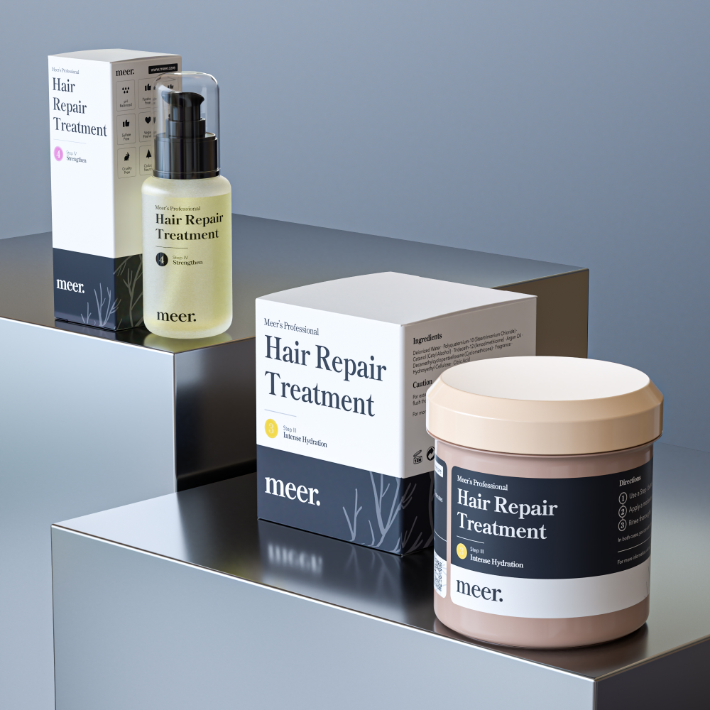 meer. Zestaw pielęgnacyjny (maska 500ml i serum olejowe 50ml)