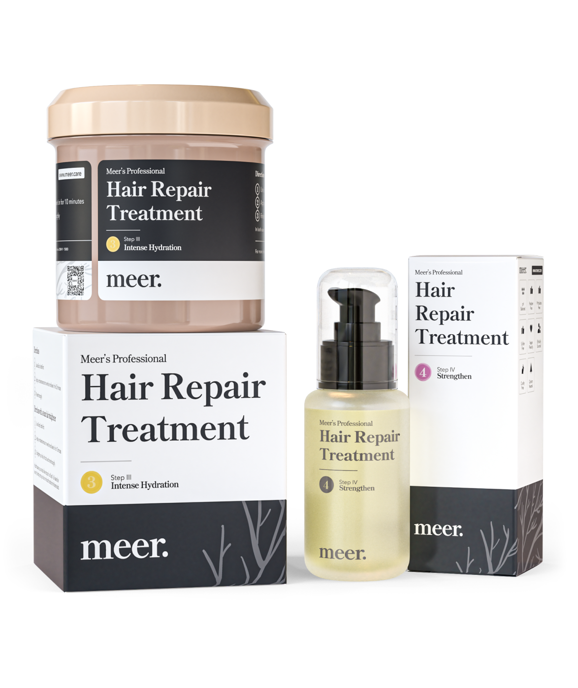 meer. Zestaw pielęgnacyjny (maska 500ml i serum olejowe 50ml)